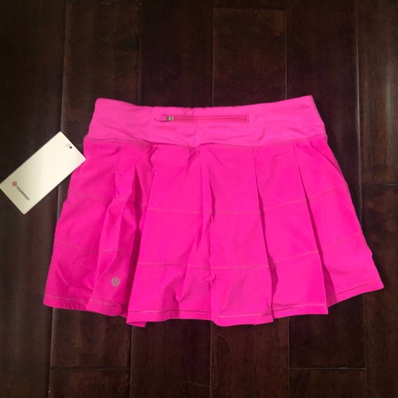 NWT Lululemon Pace Rival Skirt Tall * Pow Pink - Picture 6 of 9